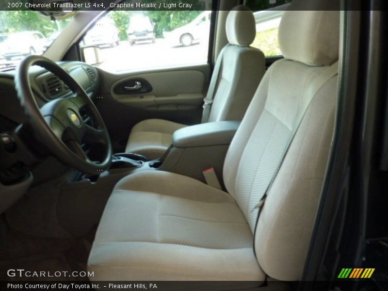 Graphite Metallic / Light Gray 2007 Chevrolet TrailBlazer LS 4x4