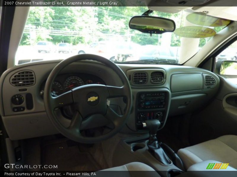 Graphite Metallic / Light Gray 2007 Chevrolet TrailBlazer LS 4x4