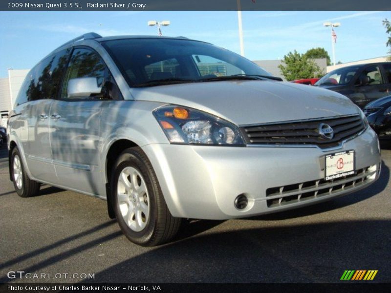 Radiant Silver / Gray 2009 Nissan Quest 3.5 SL