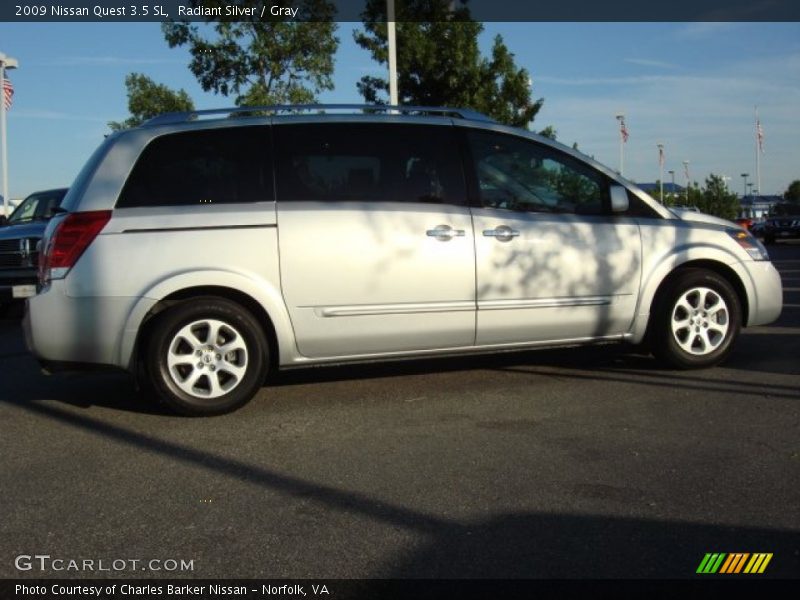 Radiant Silver / Gray 2009 Nissan Quest 3.5 SL