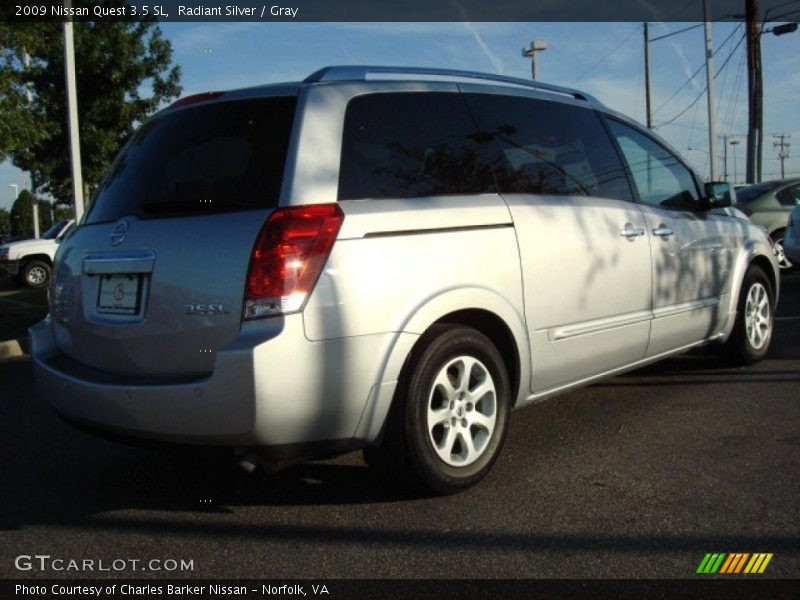 Radiant Silver / Gray 2009 Nissan Quest 3.5 SL