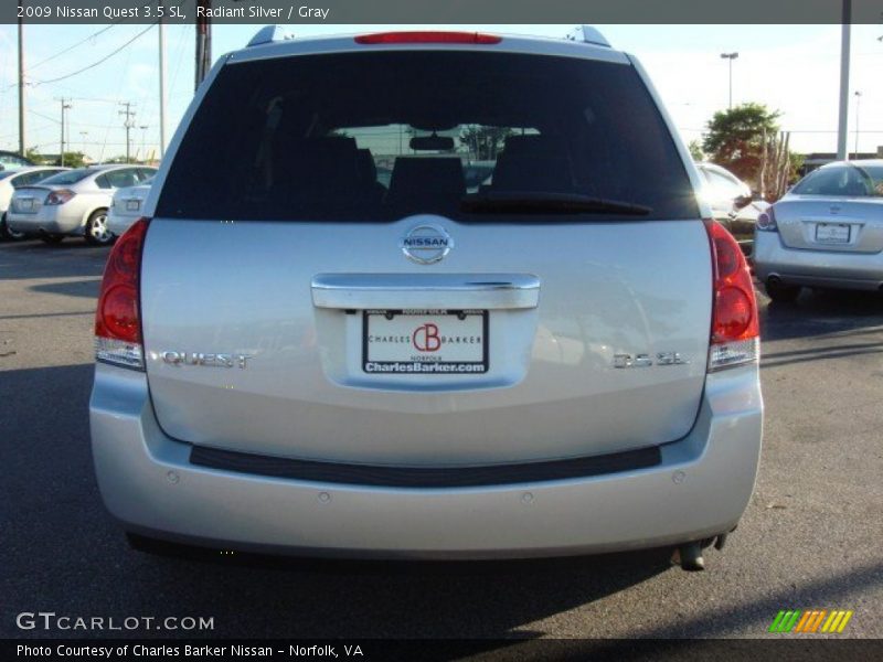 Radiant Silver / Gray 2009 Nissan Quest 3.5 SL