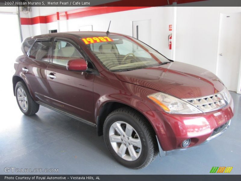 Merlot Pearl / Cafe Latte 2007 Nissan Murano S