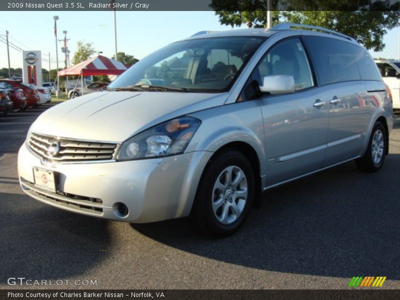 Radiant Silver / Gray 2009 Nissan Quest 3.5 SL