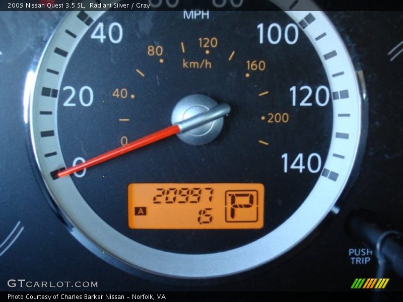Radiant Silver / Gray 2009 Nissan Quest 3.5 SL