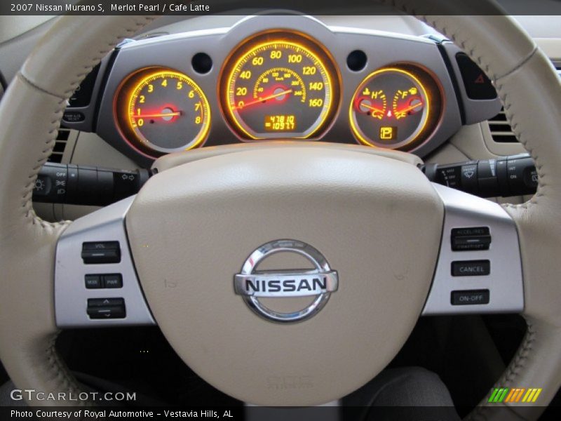 Merlot Pearl / Cafe Latte 2007 Nissan Murano S