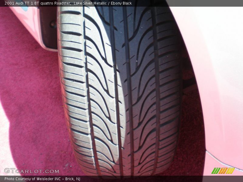 Lake Silver Metallic / Ebony Black 2001 Audi TT 1.8T quattro Roadster
