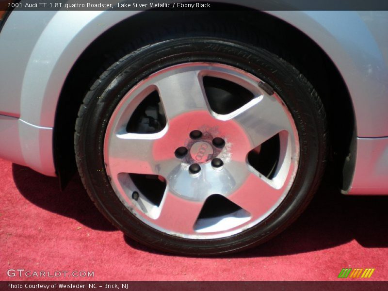 Lake Silver Metallic / Ebony Black 2001 Audi TT 1.8T quattro Roadster