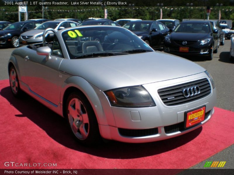 Lake Silver Metallic / Ebony Black 2001 Audi TT 1.8T quattro Roadster