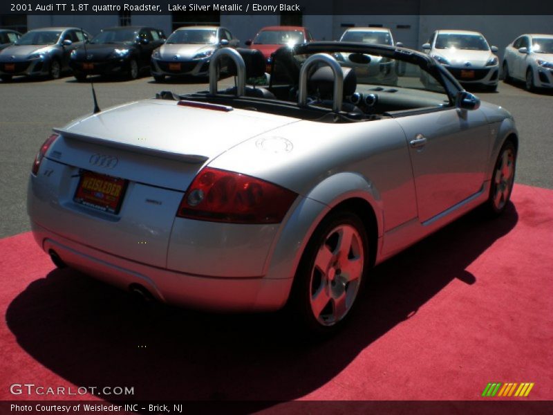 Lake Silver Metallic / Ebony Black 2001 Audi TT 1.8T quattro Roadster