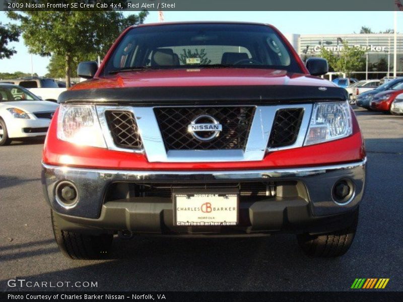 Red Alert / Steel 2009 Nissan Frontier SE Crew Cab 4x4