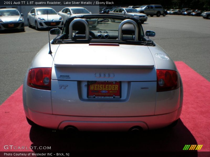 Lake Silver Metallic / Ebony Black 2001 Audi TT 1.8T quattro Roadster