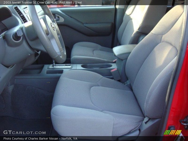 Red Alert / Steel 2009 Nissan Frontier SE Crew Cab 4x4