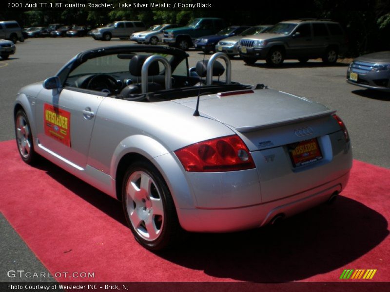 Lake Silver Metallic / Ebony Black 2001 Audi TT 1.8T quattro Roadster