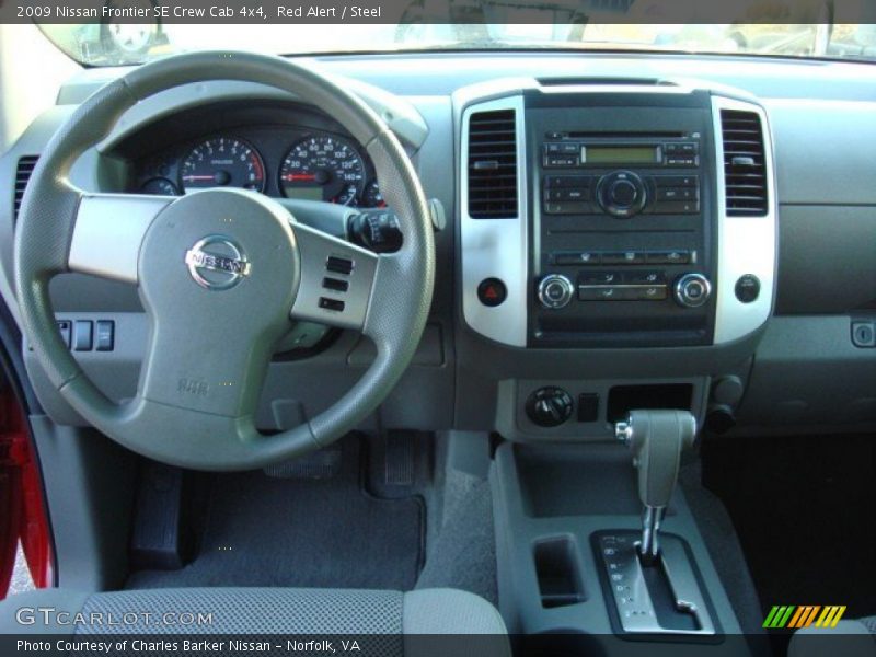 Red Alert / Steel 2009 Nissan Frontier SE Crew Cab 4x4