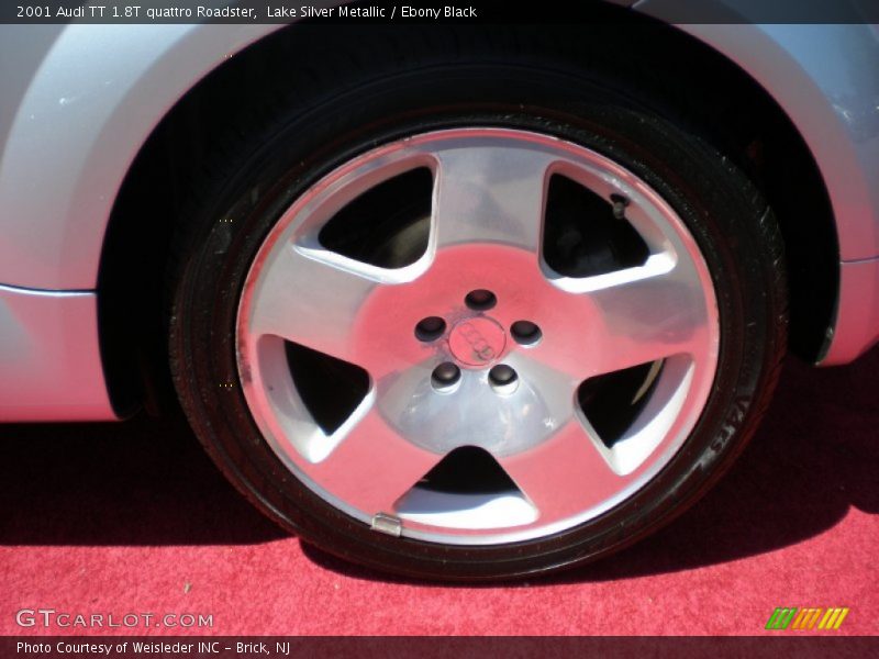 Lake Silver Metallic / Ebony Black 2001 Audi TT 1.8T quattro Roadster