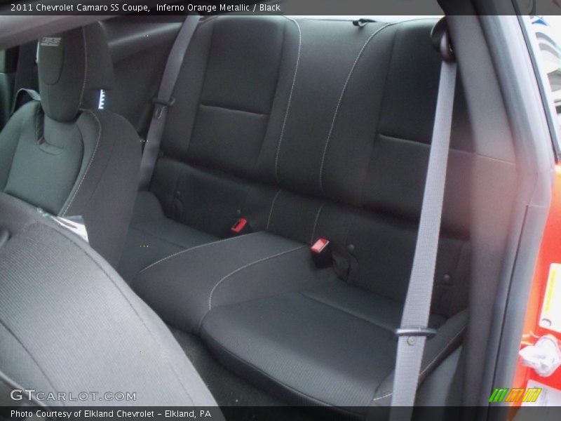 Inferno Orange Metallic / Black 2011 Chevrolet Camaro SS Coupe