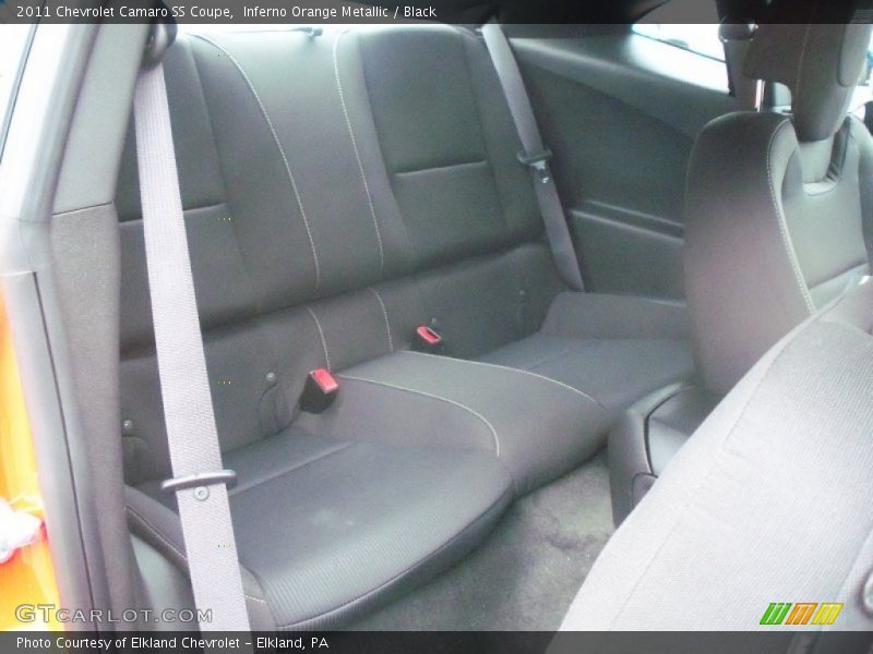 Inferno Orange Metallic / Black 2011 Chevrolet Camaro SS Coupe