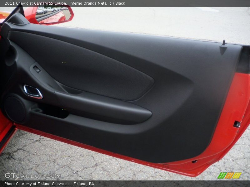 Inferno Orange Metallic / Black 2011 Chevrolet Camaro SS Coupe