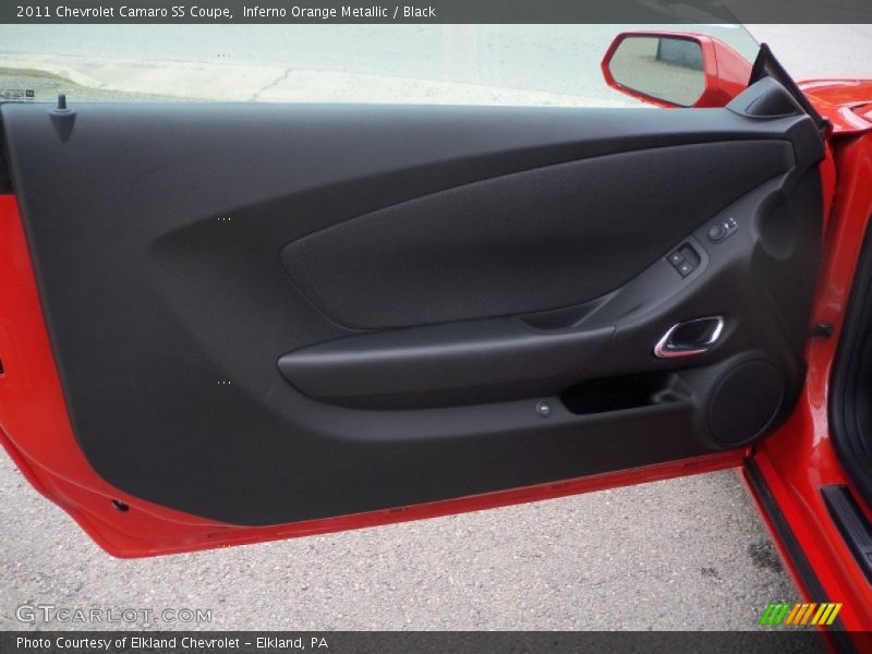 Inferno Orange Metallic / Black 2011 Chevrolet Camaro SS Coupe
