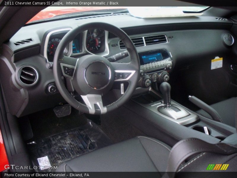 Black Interior - 2011 Camaro SS Coupe 