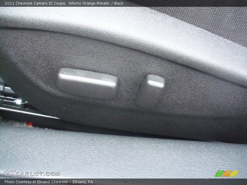 Inferno Orange Metallic / Black 2011 Chevrolet Camaro SS Coupe