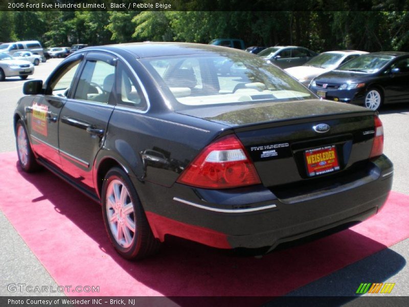 Black / Pebble Beige 2006 Ford Five Hundred Limited