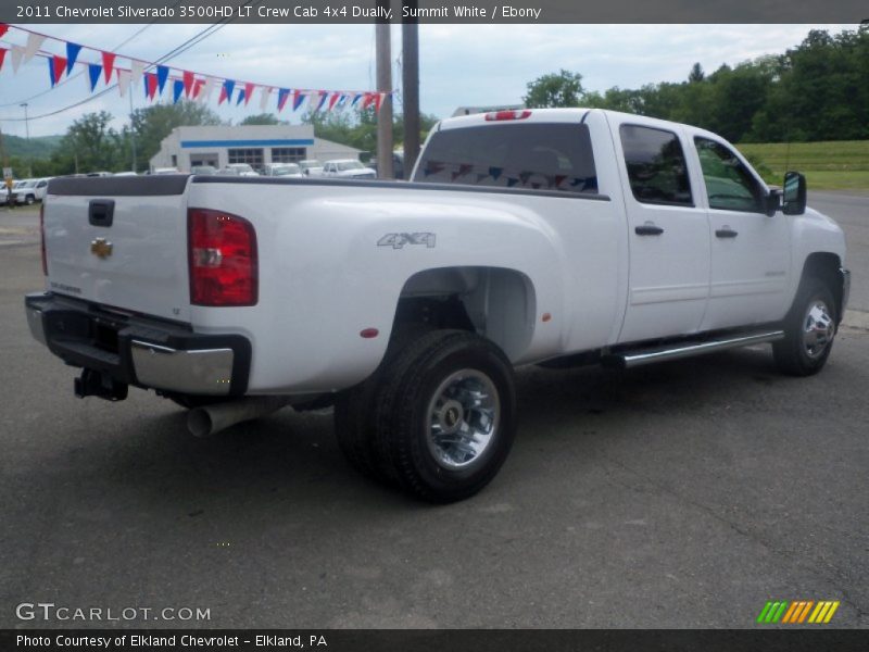 Summit White / Ebony 2011 Chevrolet Silverado 3500HD LT Crew Cab 4x4 Dually