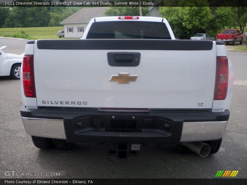 Summit White / Ebony 2011 Chevrolet Silverado 3500HD LT Crew Cab 4x4 Dually