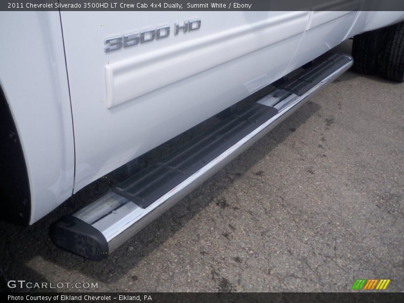 Summit White / Ebony 2011 Chevrolet Silverado 3500HD LT Crew Cab 4x4 Dually