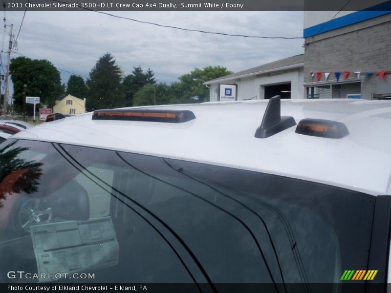 Summit White / Ebony 2011 Chevrolet Silverado 3500HD LT Crew Cab 4x4 Dually