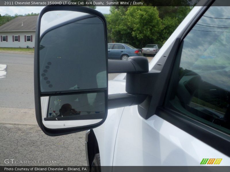 Summit White / Ebony 2011 Chevrolet Silverado 3500HD LT Crew Cab 4x4 Dually