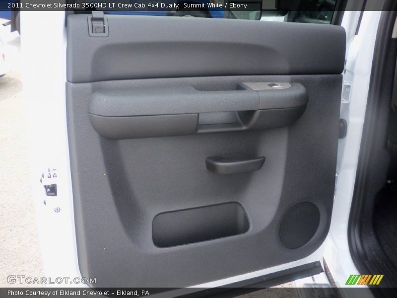 Summit White / Ebony 2011 Chevrolet Silverado 3500HD LT Crew Cab 4x4 Dually