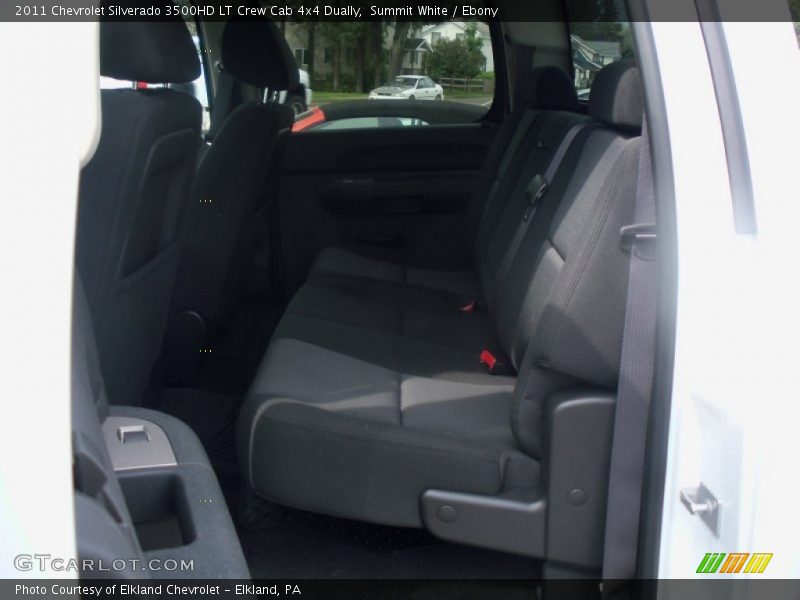 Summit White / Ebony 2011 Chevrolet Silverado 3500HD LT Crew Cab 4x4 Dually