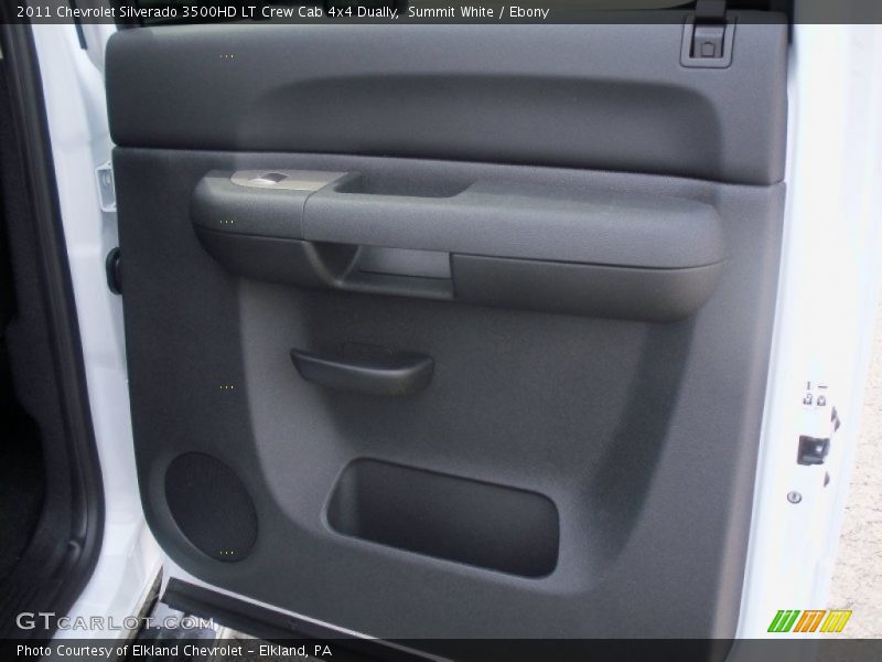Summit White / Ebony 2011 Chevrolet Silverado 3500HD LT Crew Cab 4x4 Dually
