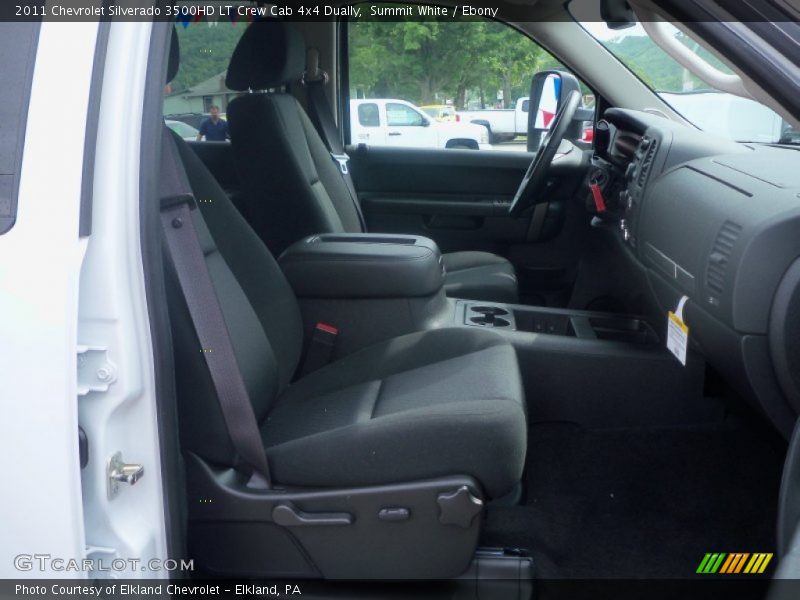 Summit White / Ebony 2011 Chevrolet Silverado 3500HD LT Crew Cab 4x4 Dually