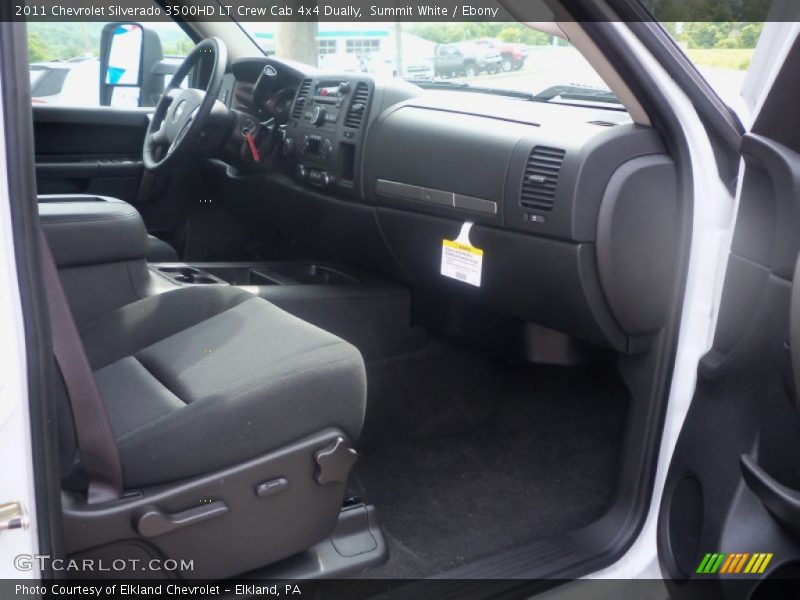 Summit White / Ebony 2011 Chevrolet Silverado 3500HD LT Crew Cab 4x4 Dually
