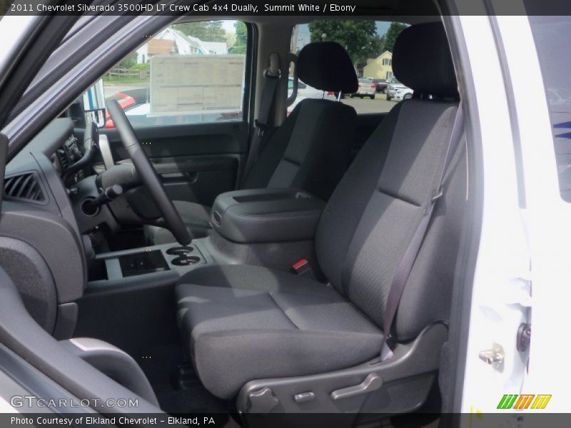  2011 Silverado 3500HD LT Crew Cab 4x4 Dually Ebony Interior