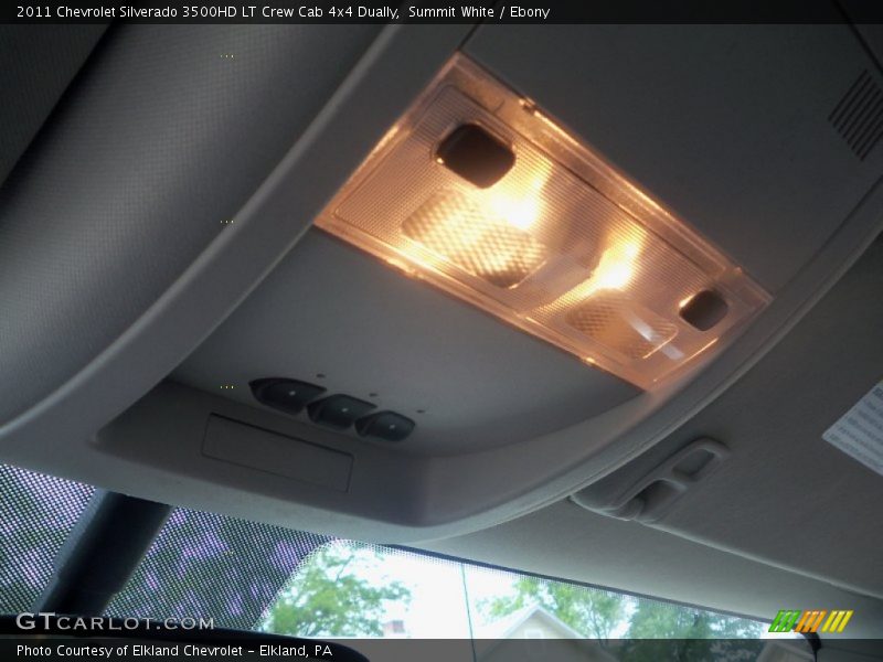 Summit White / Ebony 2011 Chevrolet Silverado 3500HD LT Crew Cab 4x4 Dually