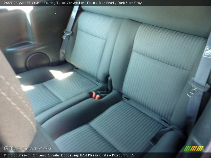 Electric Blue Pearl / Dark Slate Gray 2005 Chrysler PT Cruiser Touring Turbo Convertible