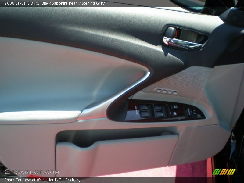 Black Sapphire Pearl / Sterling Gray 2008 Lexus IS 350