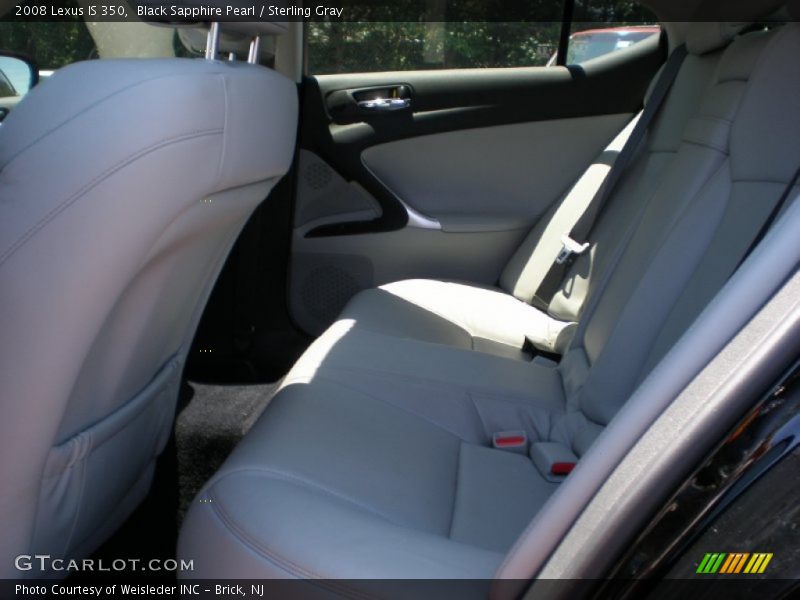 Black Sapphire Pearl / Sterling Gray 2008 Lexus IS 350