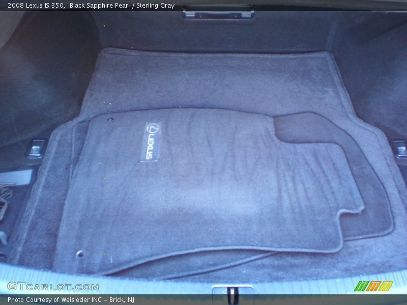 Black Sapphire Pearl / Sterling Gray 2008 Lexus IS 350
