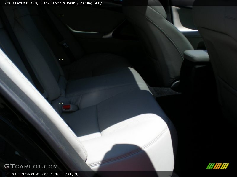 Black Sapphire Pearl / Sterling Gray 2008 Lexus IS 350