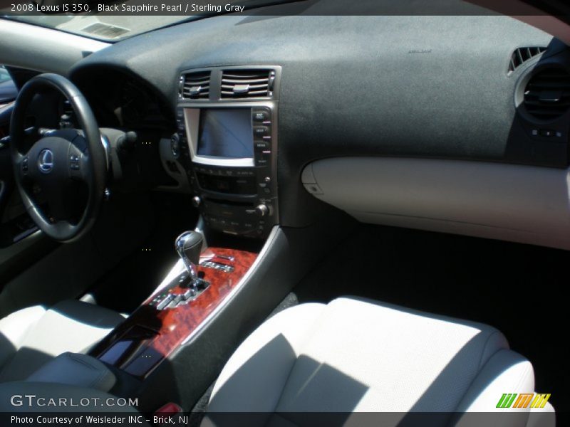 Black Sapphire Pearl / Sterling Gray 2008 Lexus IS 350