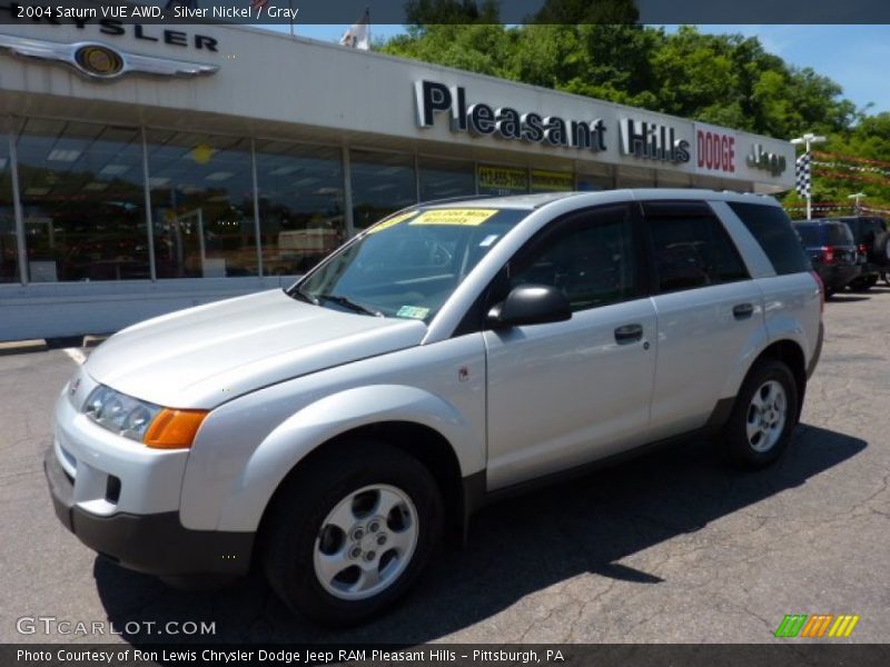 Silver Nickel / Gray 2004 Saturn VUE AWD