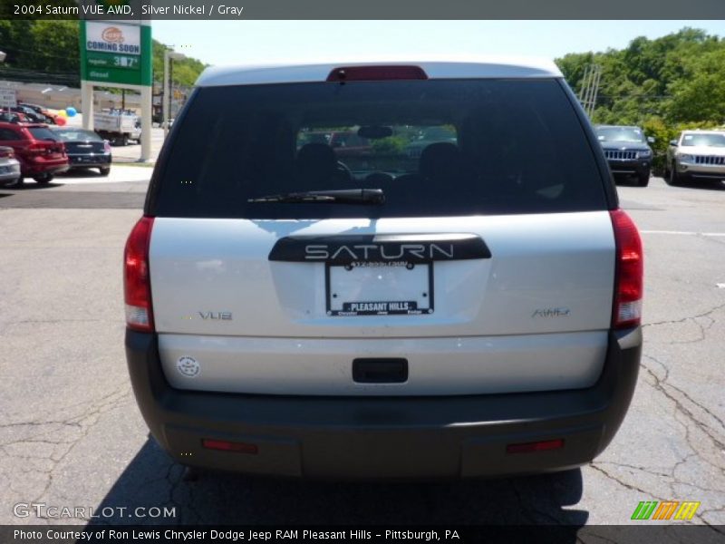 Silver Nickel / Gray 2004 Saturn VUE AWD