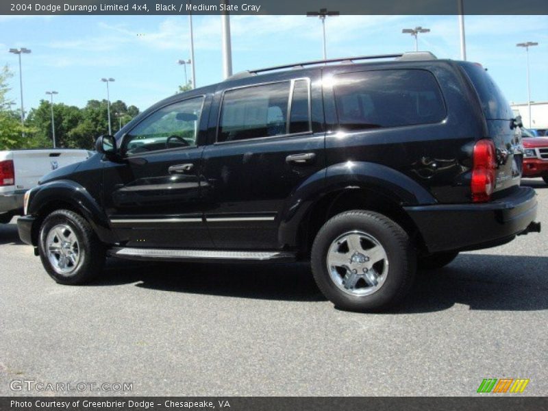 Black / Medium Slate Gray 2004 Dodge Durango Limited 4x4