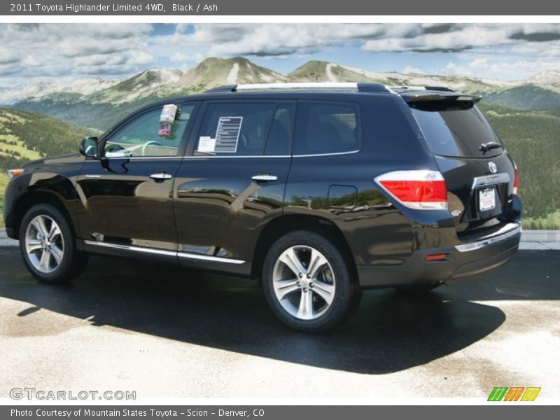 Black / Ash 2011 Toyota Highlander Limited 4WD