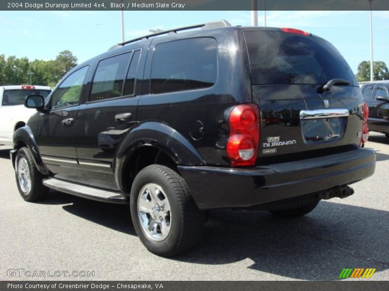 Black / Medium Slate Gray 2004 Dodge Durango Limited 4x4